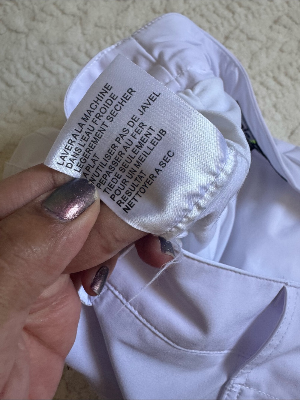 Jamie Sadock White Golf Skort Cargo Pockets Built In Shorts Size 6 - Picture 5 of 9